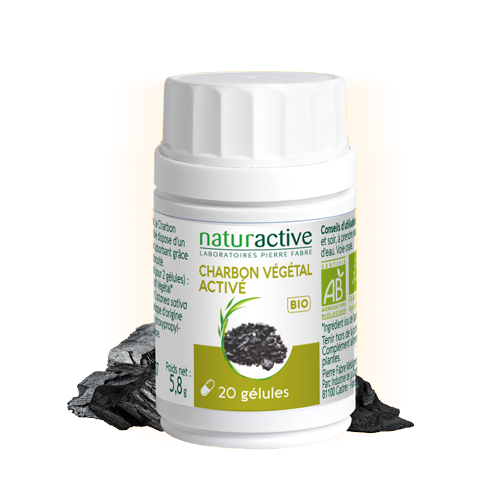 Gélules Charbon vegetal Naturactive