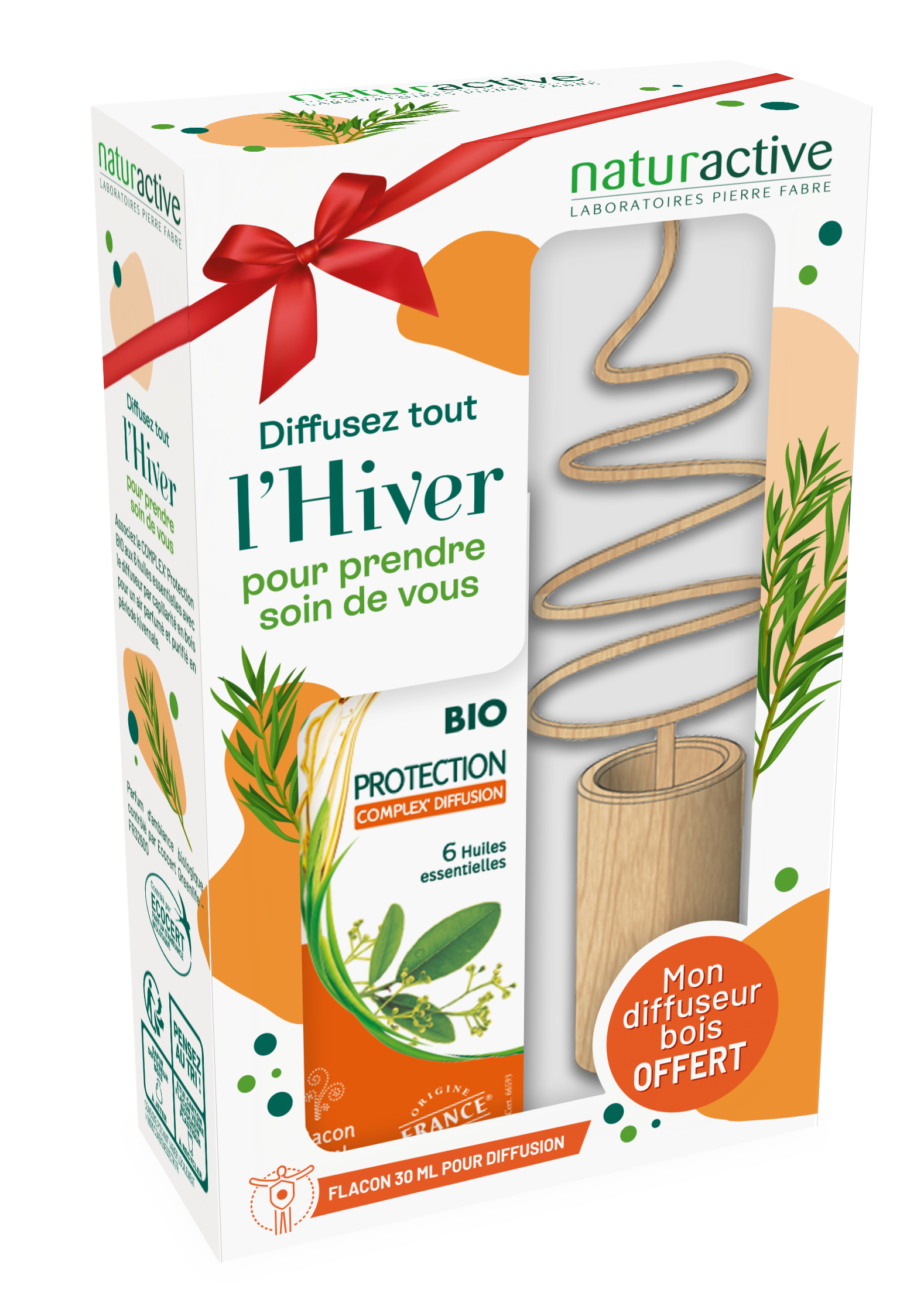 Coffret hiver protection avec son diffuseur Bois