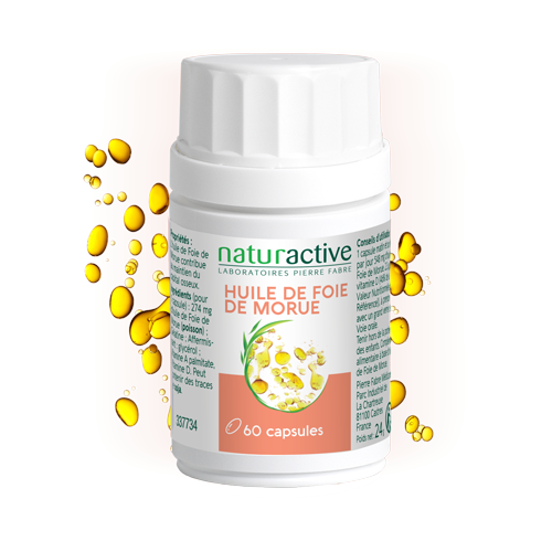 Capsules huile de foie de morue Naturactive