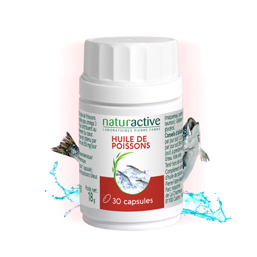 Caspules huile de poisson Naturactive