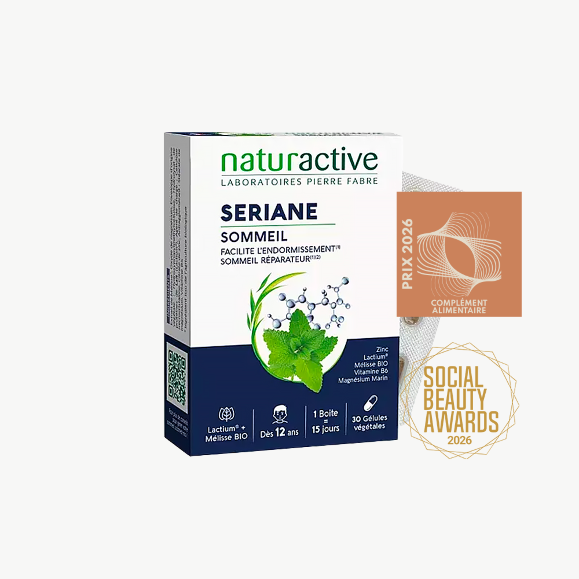 Seriane Sommeil - Prix bronze du meilleur complément alimentaire