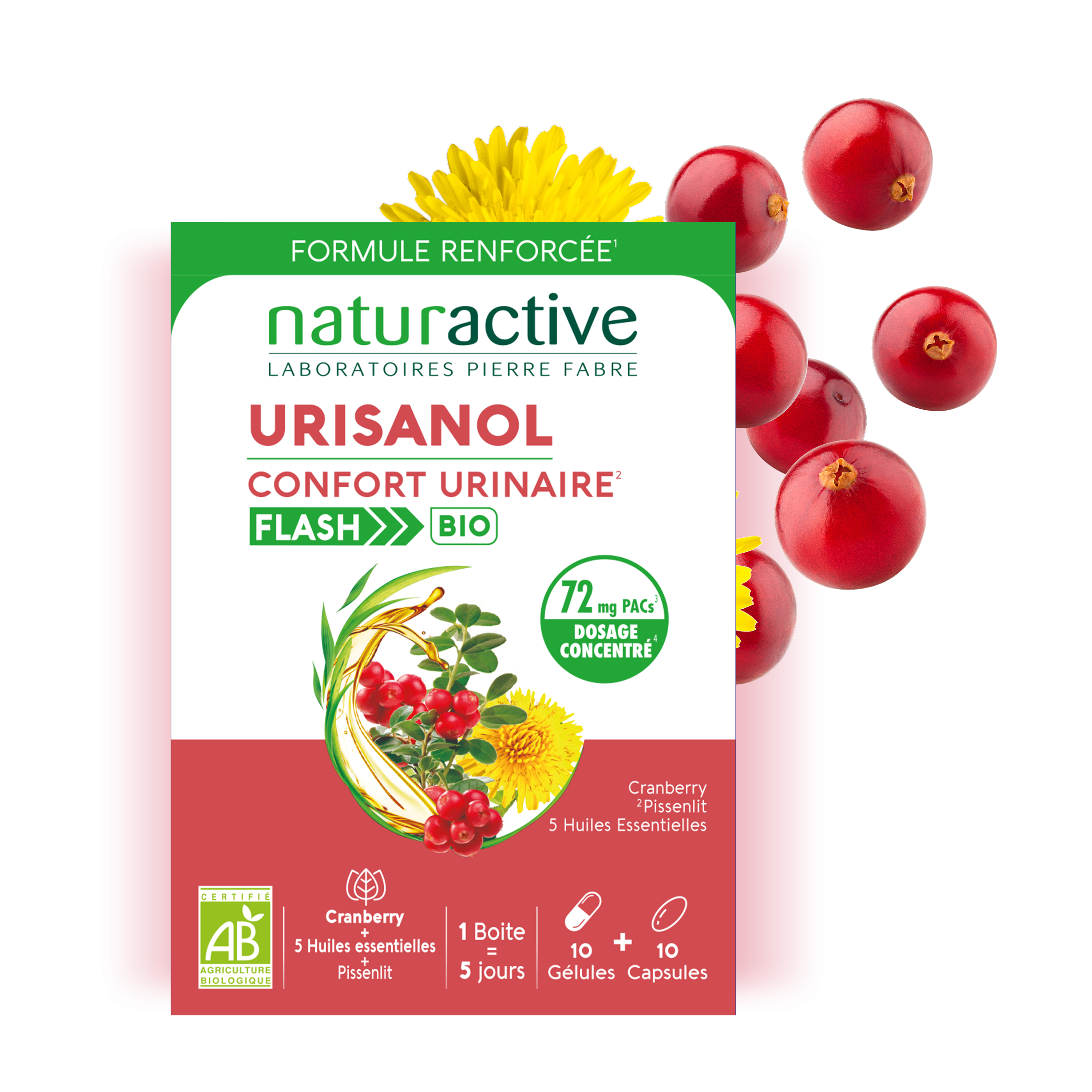 urisanol confort urinaire bio flash gel caps
