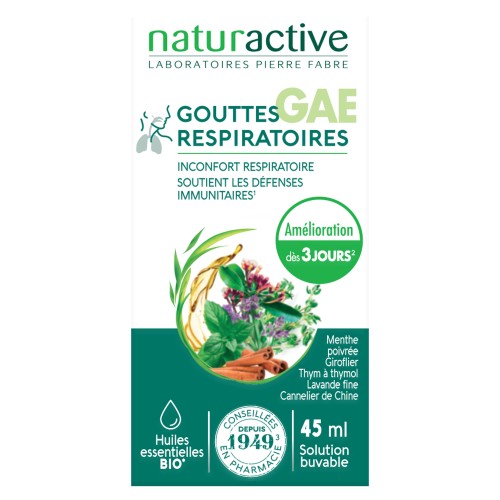 Gouttes respiratoires GAE