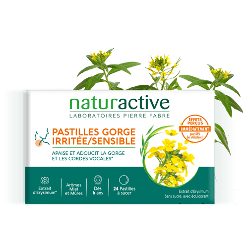 Pastilles gorge irritée et sensible