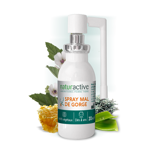 Spray mal de gorge