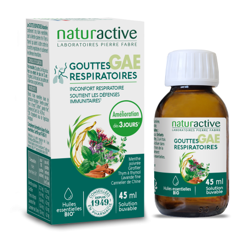 Gouttes respiratoires GAE