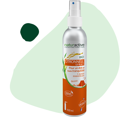 Citronnell’Spray aux huiles essentielles bio contre les moustiques – aromathérapie et huile essentielle – Naturactive 